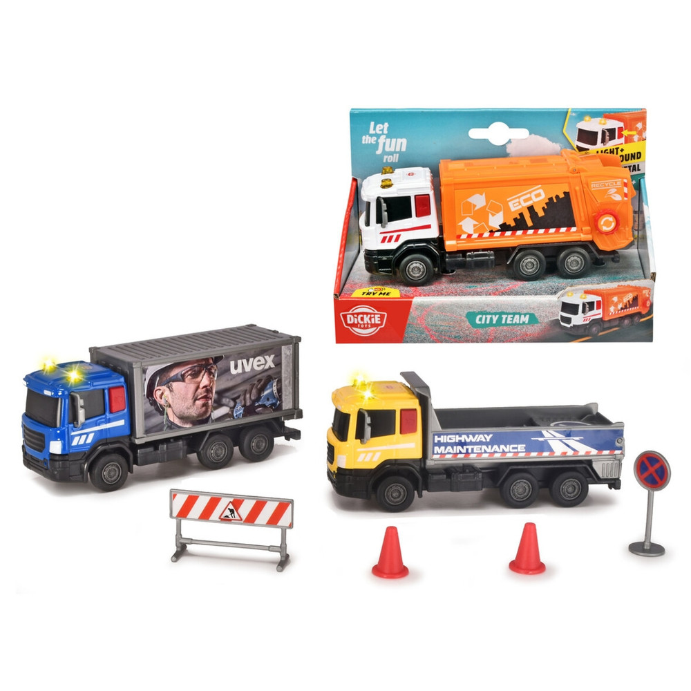 Градска задача за City Team – камион Dickie Toys 17 см