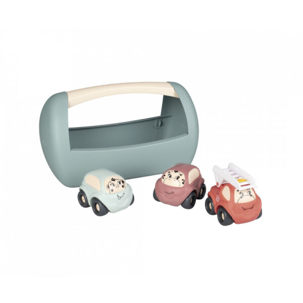 Първи три колички в куфарче Little Smoby