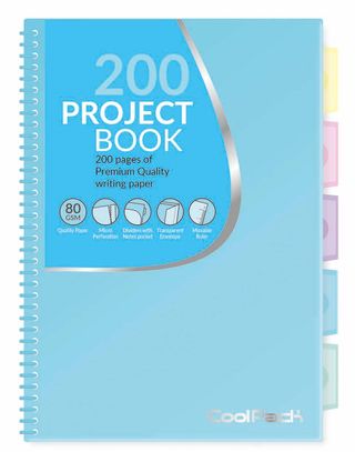 Тетрадка B5 CoolPack Pastel Blue, 200 страници