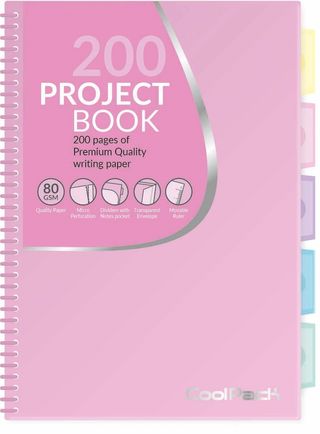 Тетрадка B5 CoolPack Pastel Pink, 200 страници