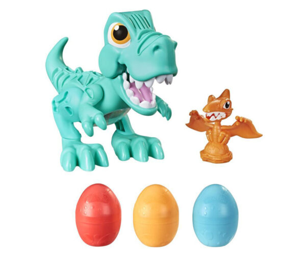 Play-Doh T-Rex със звуци – динозавър, птеродактил и 3 яйца