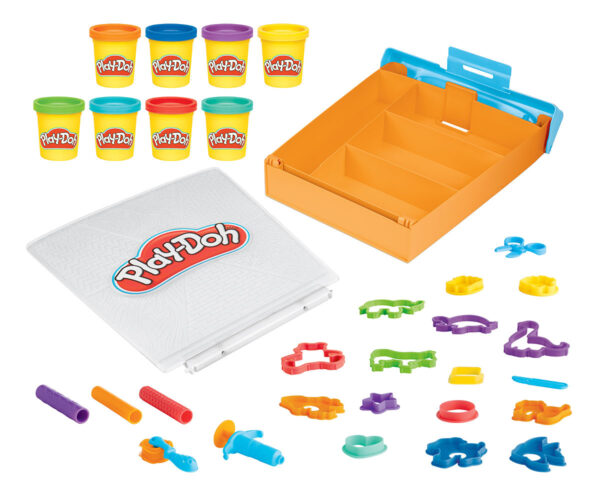 Play-Doh Въображаеми животинки – кутия с 22 инструмента и 8 цвята