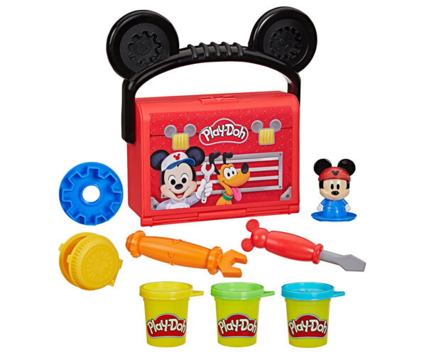 Play-Doh Disney Junior – гараж с Мики Маус в преносимо куфарче