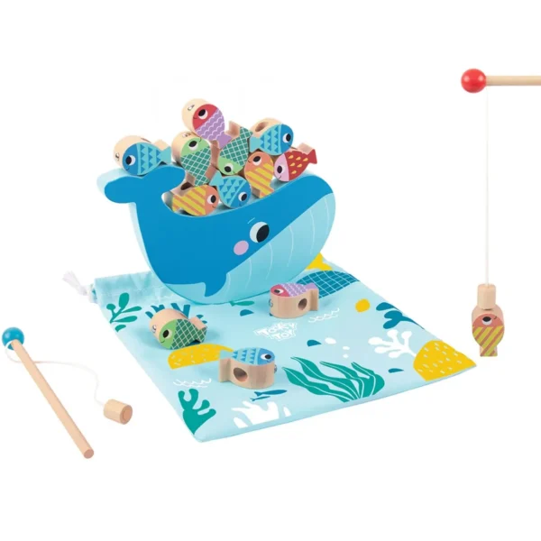 Магнитен риболов и баланс с кит Tooky Toy