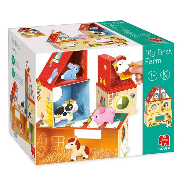 Детска игра Goula „Моята първа ферма“, 10 части