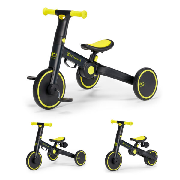 Триколка 3в1 Kinderkraft 4TRIKE Black
