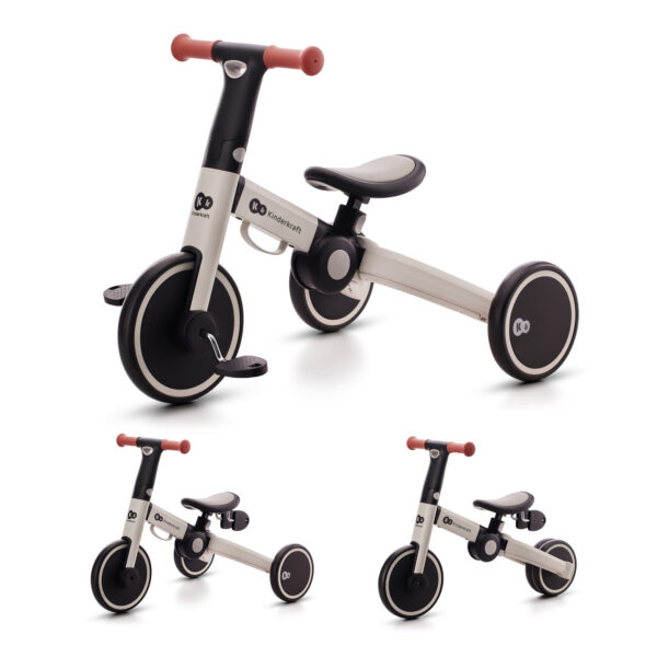 Kinderkraft 4TRIKE 3в1 Grey триколка и баланс колело