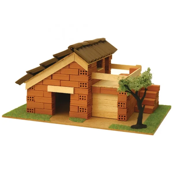 Къща за сглобяване Domus Kits Starter 6 с истински тухлички
