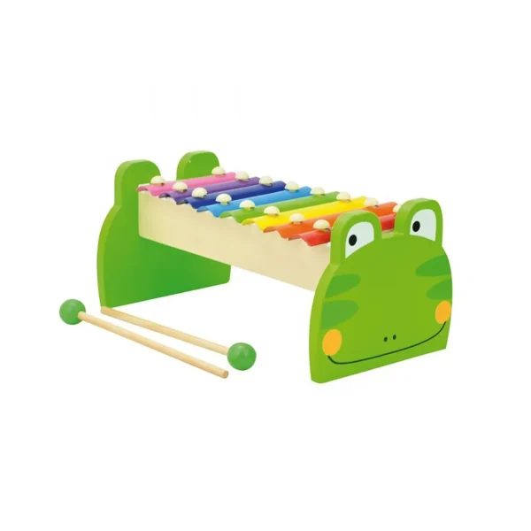 Детски ксилофон Tooky Toy „Жабка“ с 8 тона