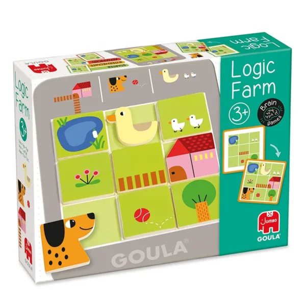 Логическа игра Goula „Ферма“ с 30 задачи