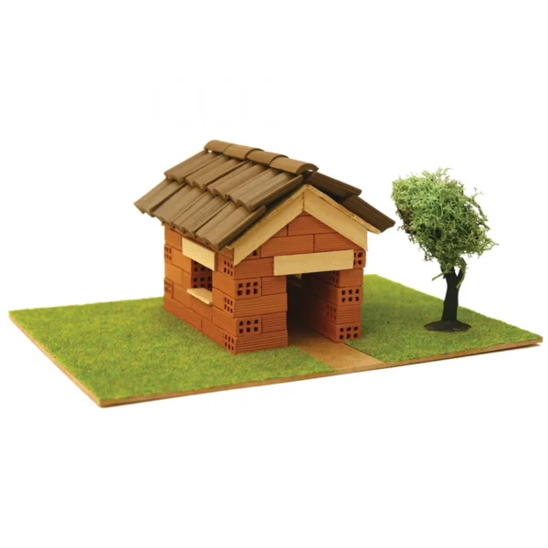 Къща с двускатен покрив Domus Kits Starter 2, строителен комплект