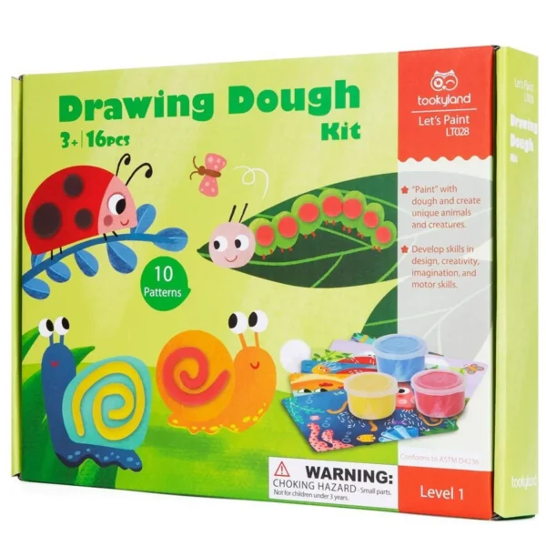 Картини с моделин Tookyland, 10 картинки и 6 цвята