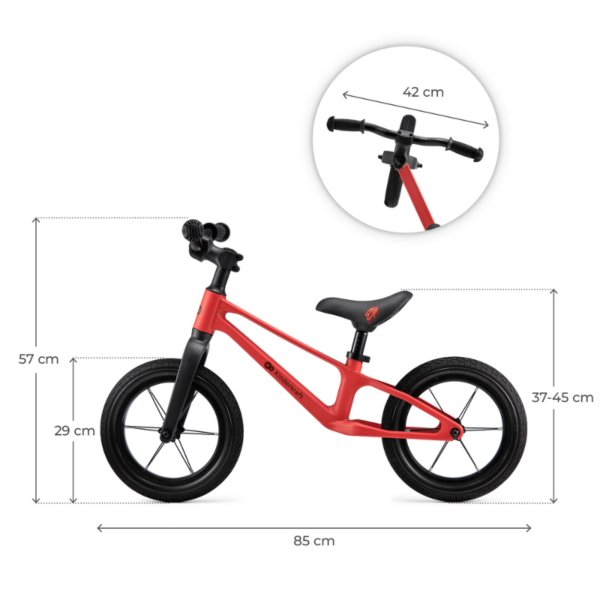 Колело за баланс Kinderkraft ETER Red, 12″
