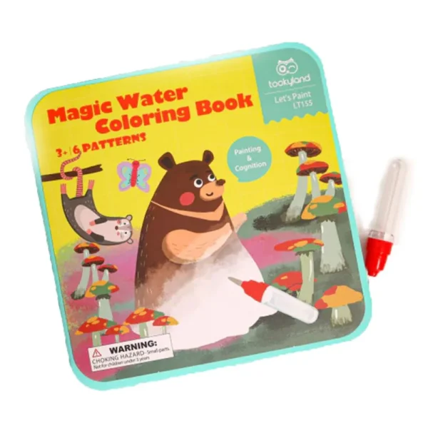 Книжка за рисуване с вода Tookyland „Животни“