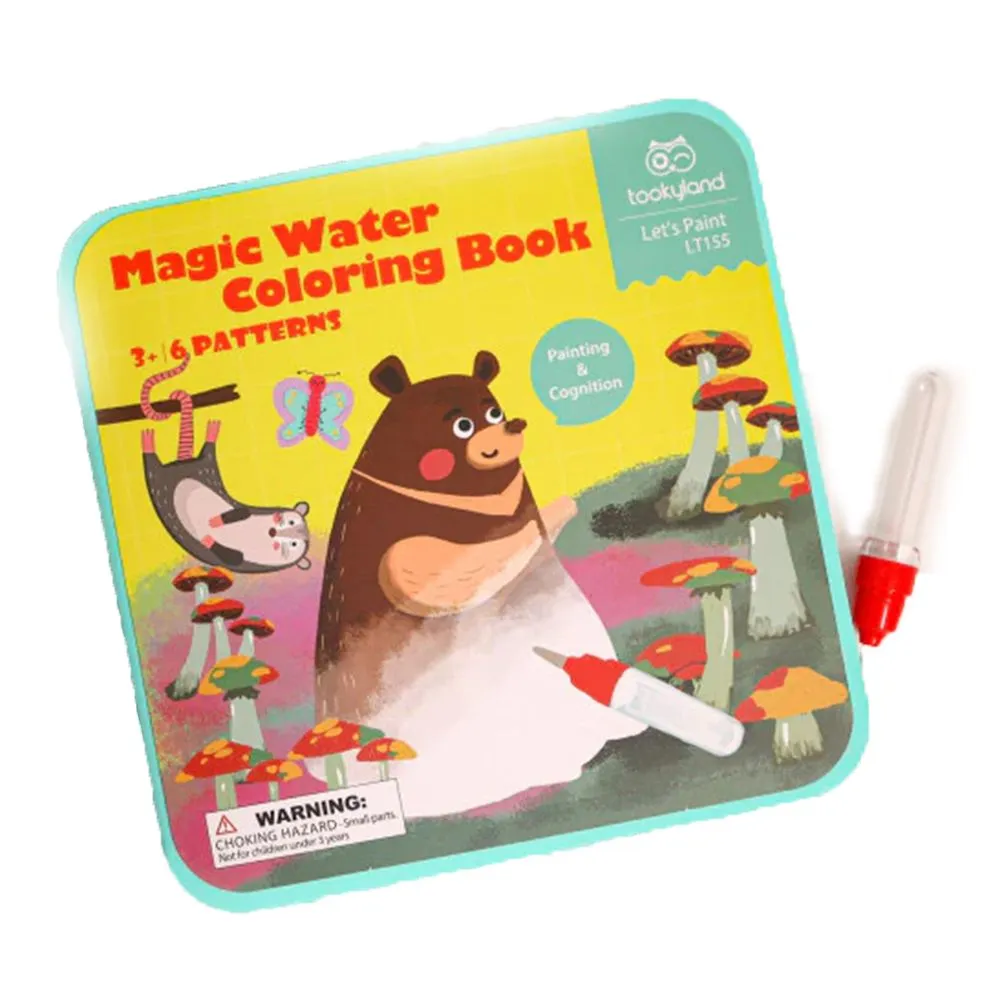 Книжка за рисуване с вода Tookyland „Животни“
