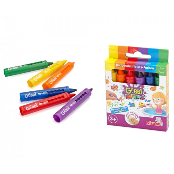 Simba Glibbi Paint Fun – шест пастела за рисуване в банята