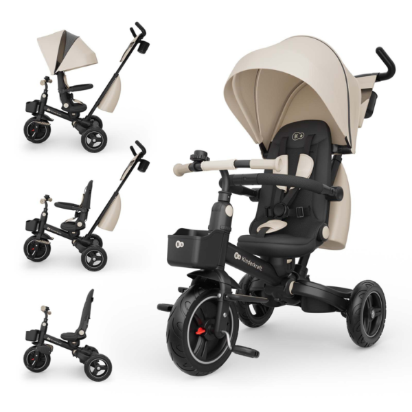 Триколка Kinderkraft SPINSTEP 2 PLUS Beige